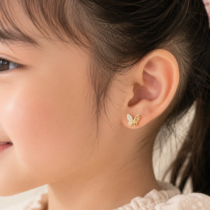 Anting Anak Loop Screw Butterfly (8k)