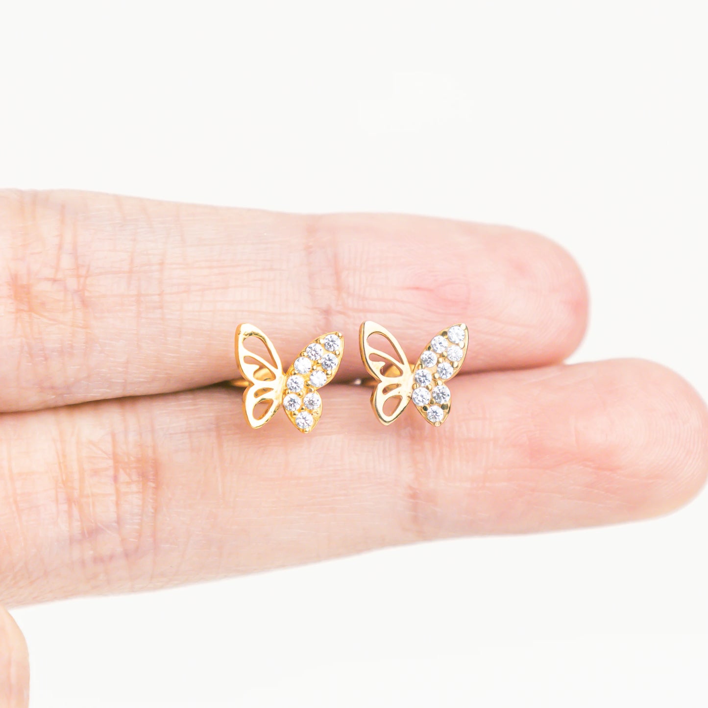 Anting Anak Loop Screw Butterfly (8k)