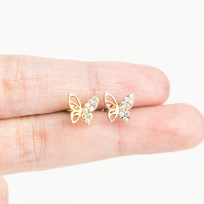 Anting Anak Loop Screw Butterfly (8k)