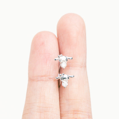 Anting Anak Loop End Claire Swarovski