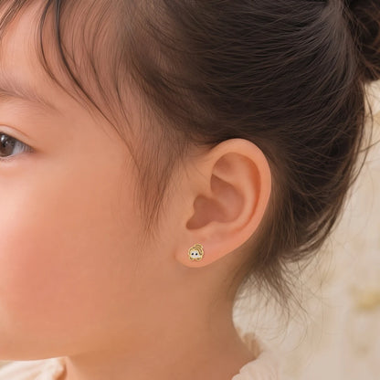Anting Anak Loop Screw Crystabelle (8K)