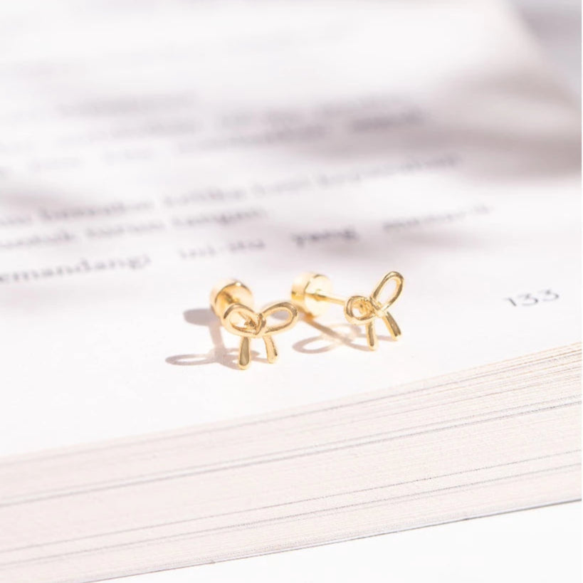 FREE GIFT - Anting Screw Back Linova Gold