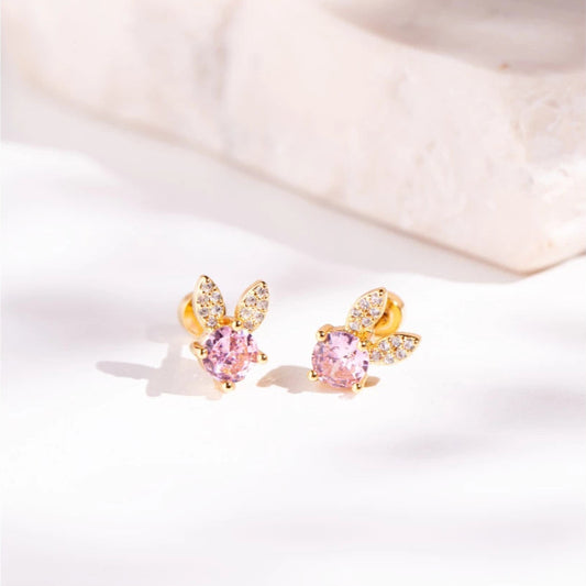 FREE GIFT - Anting Screw Back Rabbit SW Gold