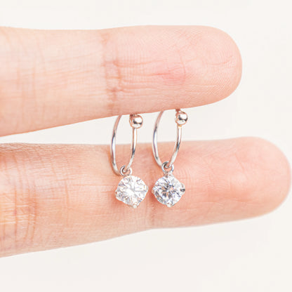 Anting Emas Dewasa Loop Hoop Ilona Swarovski