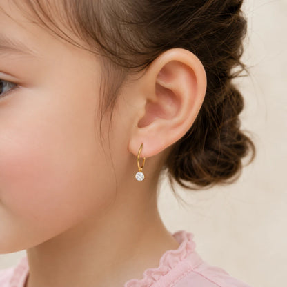 Anting Anak Loop Hoop Ilona Swarovski