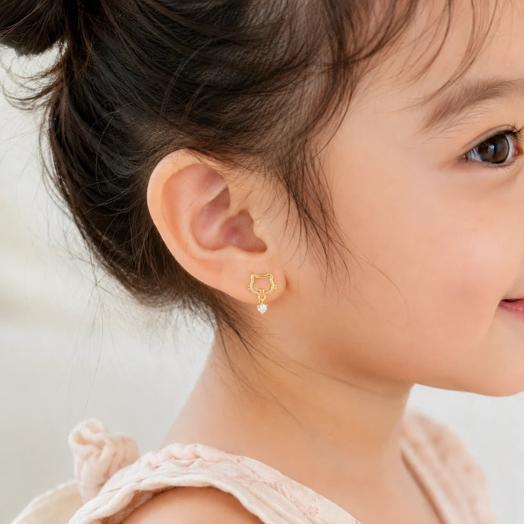 Anting Anak Loop End Kimi Swarovski