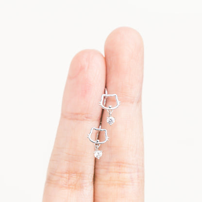 Anting Anak Loop End Kimi Swarovski
