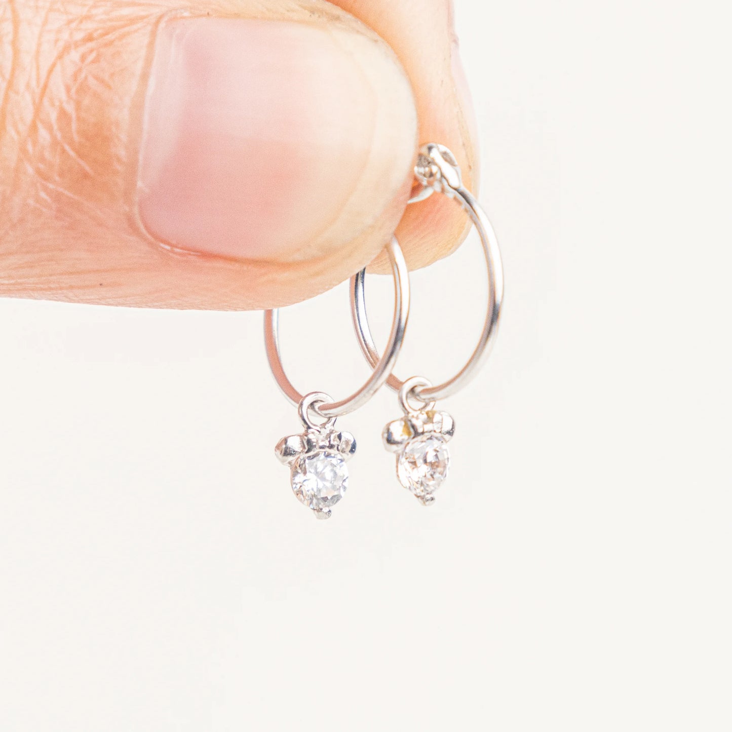 Anting Anak Loop Hoop Little Millie Swarovski