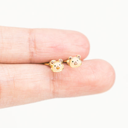Anting Bayi Loop Screw Little Happybara (8K)