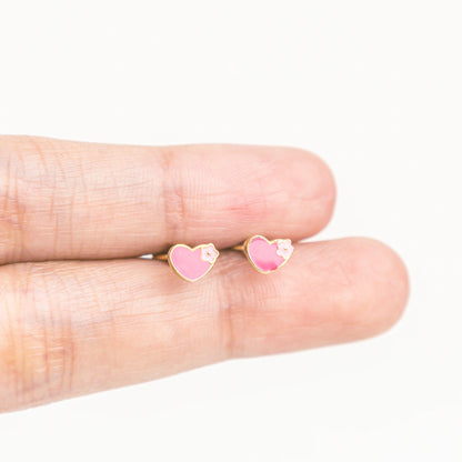 Anting Anak Loop Screw Love (8k)