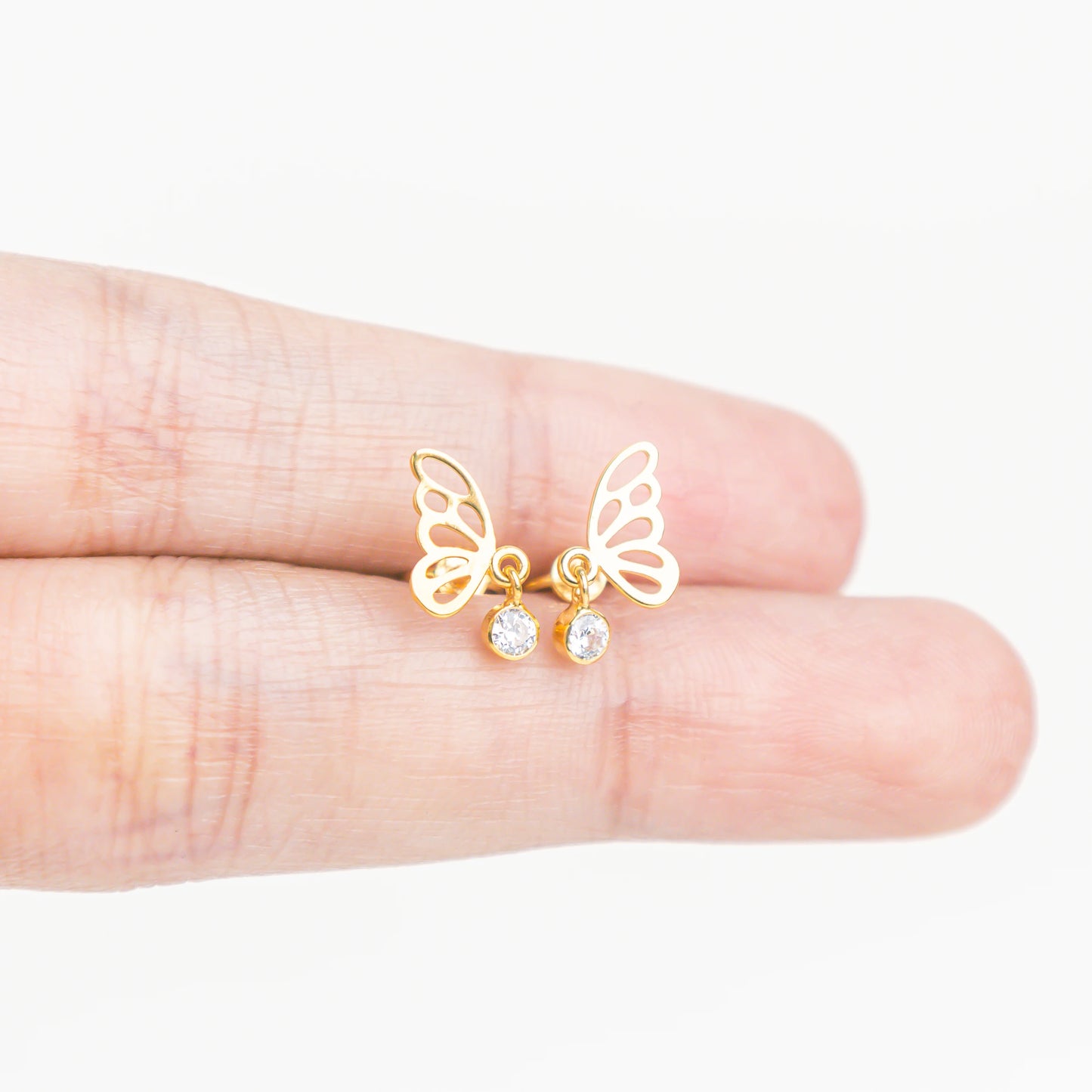 Anting Anak Loop Screw Papilon (8k)