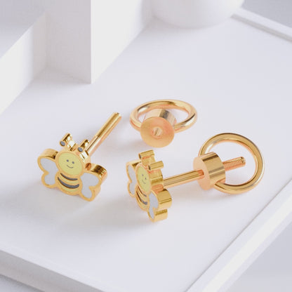 Anting Anak Little Bee Medical Grade 316L