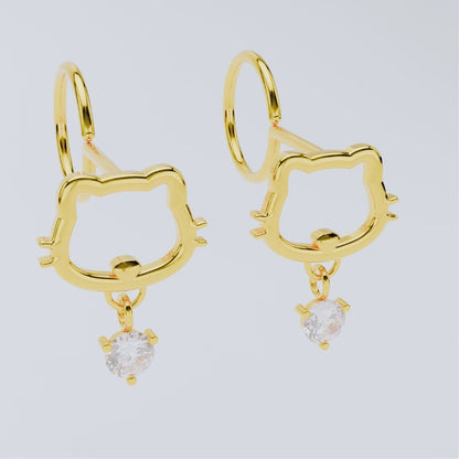 Anting Anak Loop End Kimi Swarovski