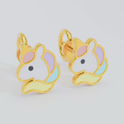 Anting Anak Loop Screw Twilight (8K)