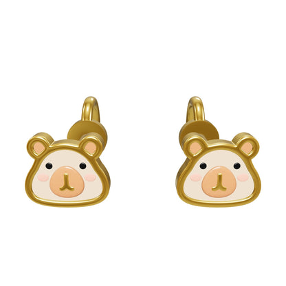 Anting Bayi Loop Screw Little Happybara (8K)