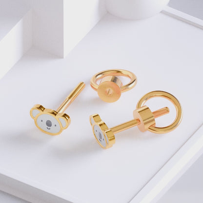 Anting Anak Nomnom Medical Grade 316L