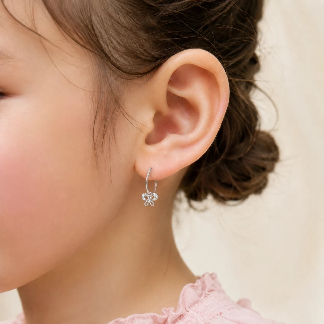 Anting Anak Loop Hoop Rosie Swarovski