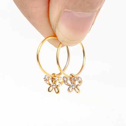 Anting Anak Loop Hoop Rosie Swarovski