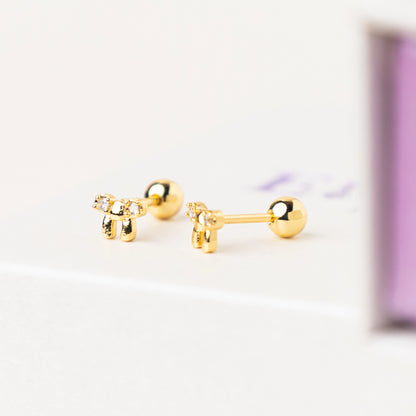 FREE GIFT - Anting Screw Back Blush