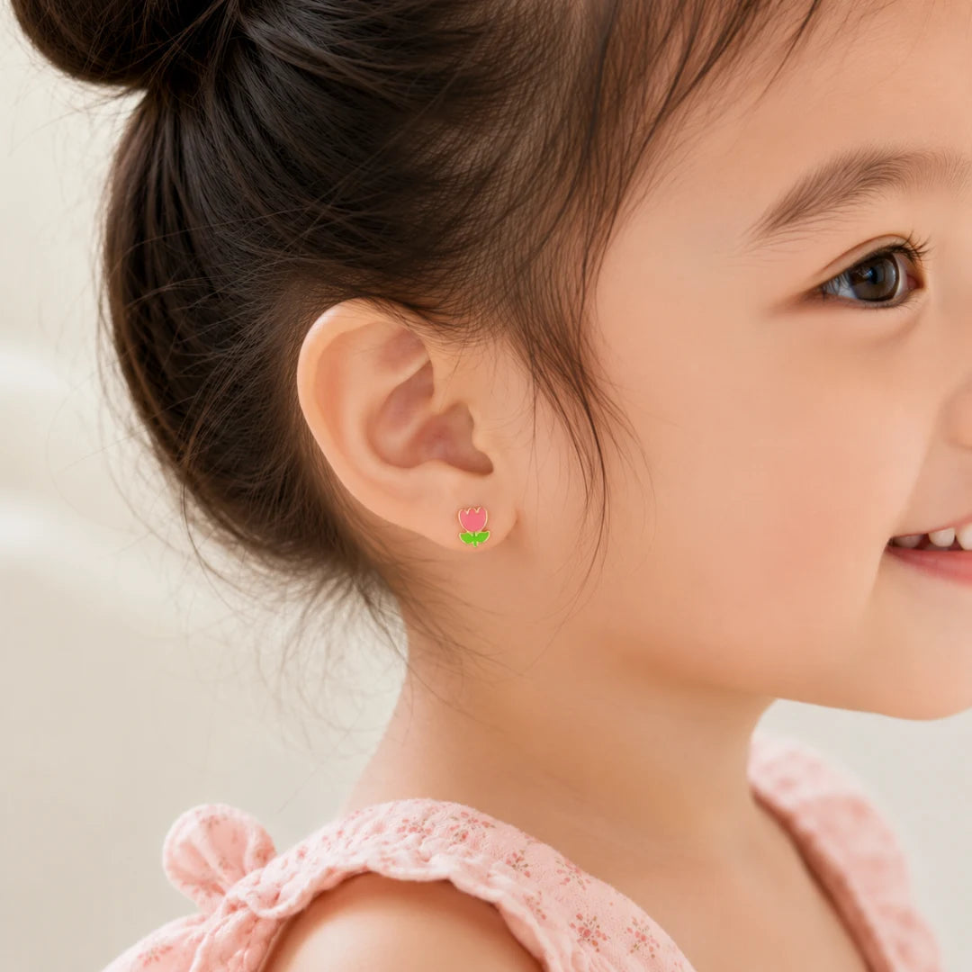 Anting Anak Loop End Tulip