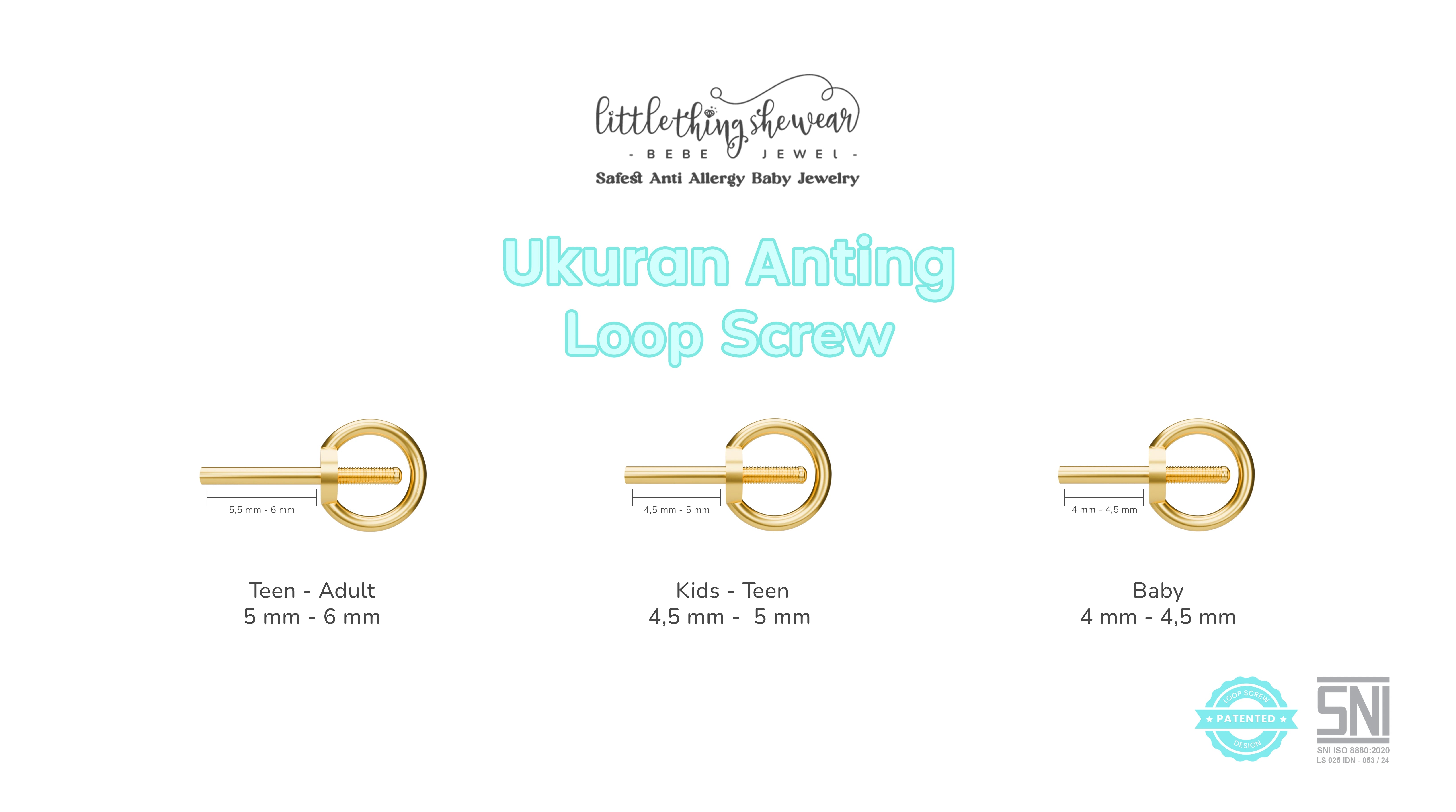 Anting Loop Screw