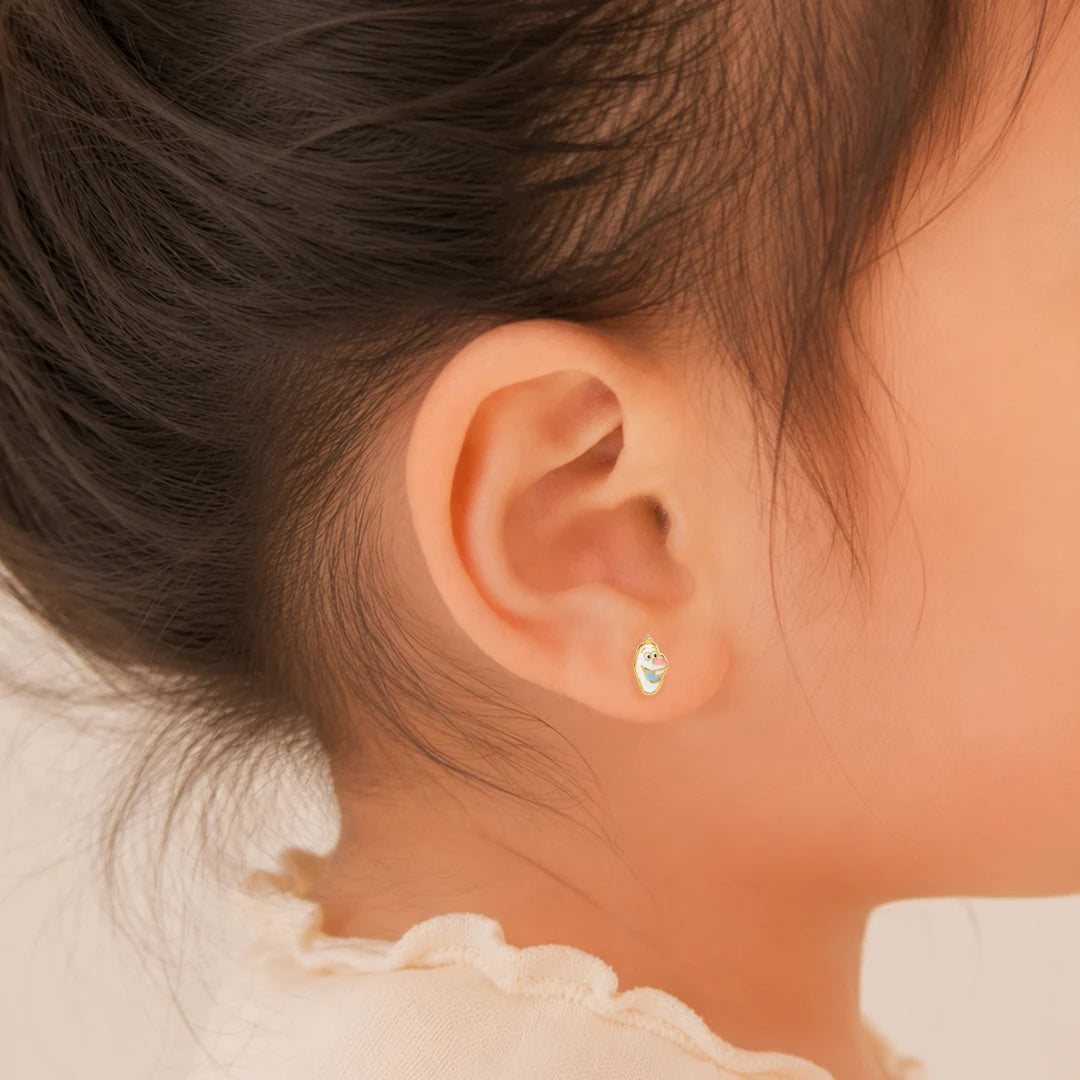 Anting Anak Loop Screw Winterlight (8K)