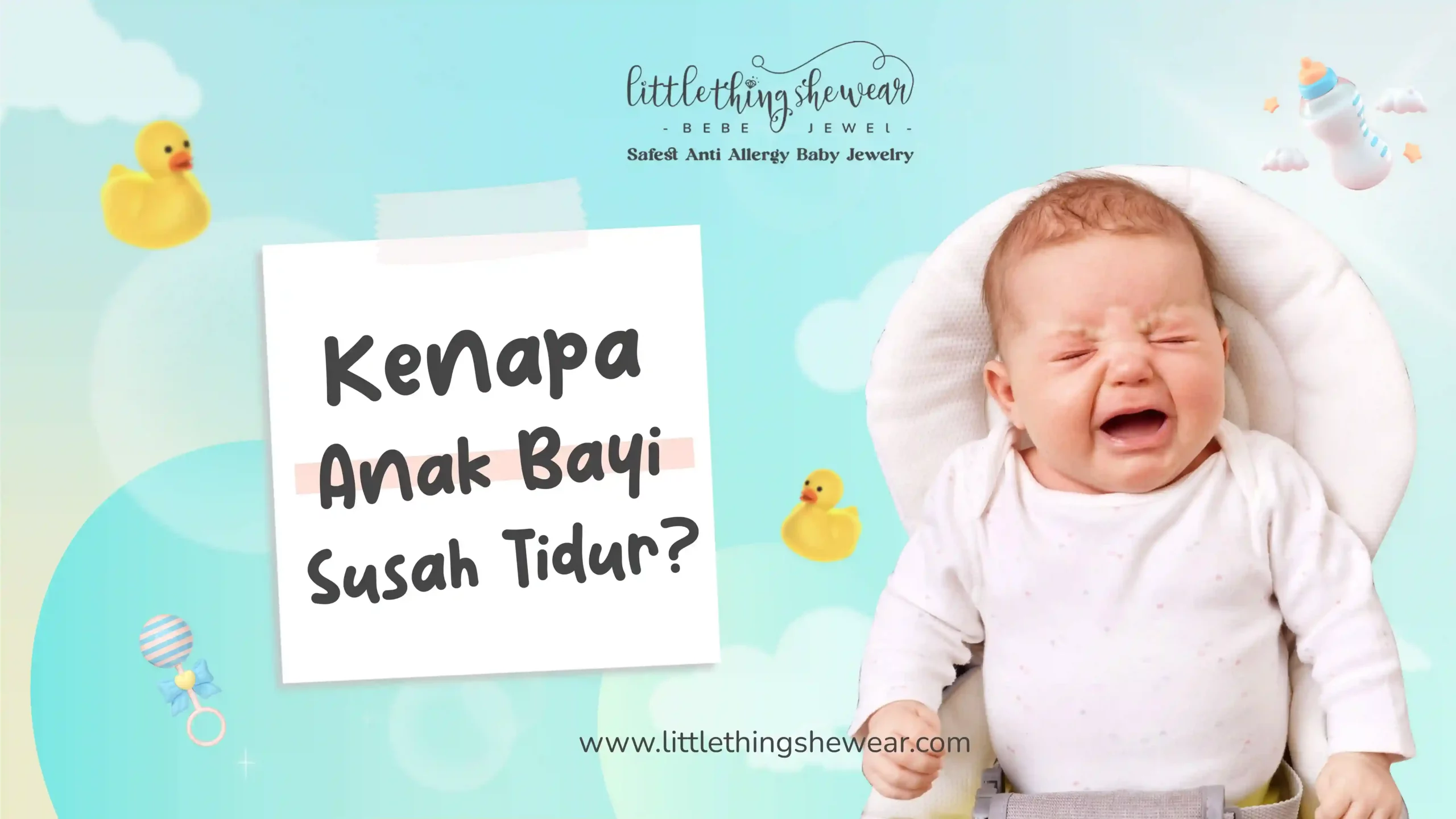kenapa bayi susah tidur